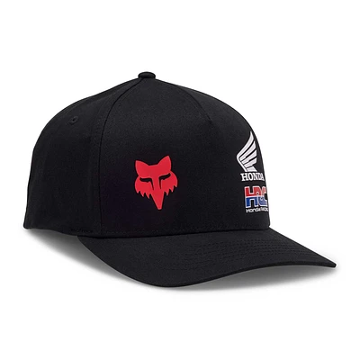 Men's Fox  Black Honda Flex Hat