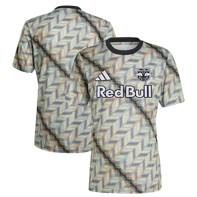 Men's adidas  Black New York Red Bulls 2024 Hispanic Heritage Pre-Match Top