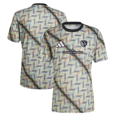 Men's adidas  Black Sporting Kansas City 2024 Hispanic Heritage Pre-Match Top