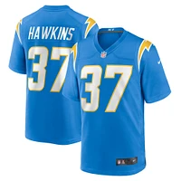 Men's Nike Jaylinn Hawkins  Powder Blue Los Angeles Chargers Game Jersey