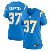 Women's Nike Jaylinn Hawkins  Powder Blue Los Angeles Chargers Game Jersey