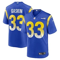 Men's Nike Myles Gaskin  Royal Los Angeles Rams Game Jersey