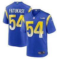 Men's Nike Olakunle Fatukasi  Royal Los Angeles Rams Game Jersey