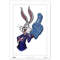 Bugs Bunny Columbus Blue Jackets 11" x 17" Looney Tunes Poster Print