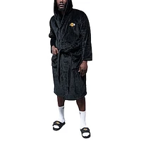 Unisex ISlide Black Los Angeles Lakers Fleece Phantom Robe