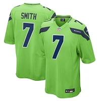 Men's Nike Geno Smith Neon Green Seattle Seahawks  Game Jersey