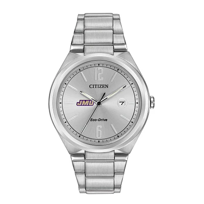 Men's Citizen Watch Silver James Madison Dukes Citizen Eco-Drive Stainless Steel Watch