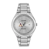 Men's Citizen Watch Silver Alcorn State Braves Citizen Eco-Drive Stainless Steel Watch
