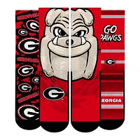 Unisex Rock Em Socks  Georgia Bulldogs Fan Favorite Three-Pack Crew Sock Set