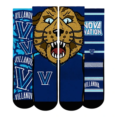 Unisex Rock Em Socks  Villanova Wildcats Fan Favorite Three-Pack Crew Sock Set