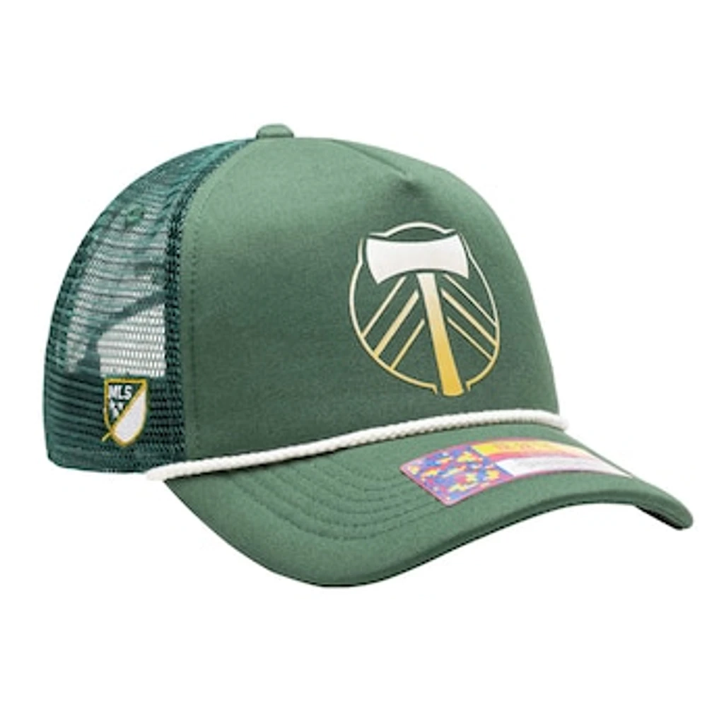 Men's Green Portland Timbers Atmosphere Trucker Adjustable Hat