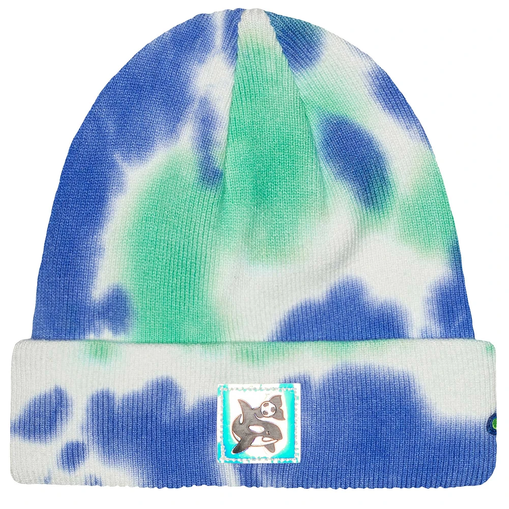 Men's Seattle Sounders FC Psychedelic Tie-Dye Cuffed Knit Hat