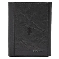 Men's Fossil  Black North Carolina A&T Aggies Neel Extra Capacity Trifold Wallet