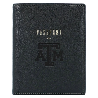 Fossil  Black Texas A&M Aggies Travel RFID Passport Case