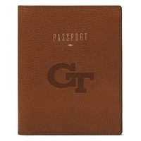 Fossil  Brown Georgia Tech Yellow Jackets Travel RFID Passport Case