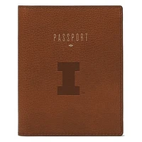Fossil  Brown Illinois Fighting Illini Travel RFID Passport Case