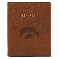 Fossil  Brown Iowa Hawkeyes Travel RFID Passport Case
