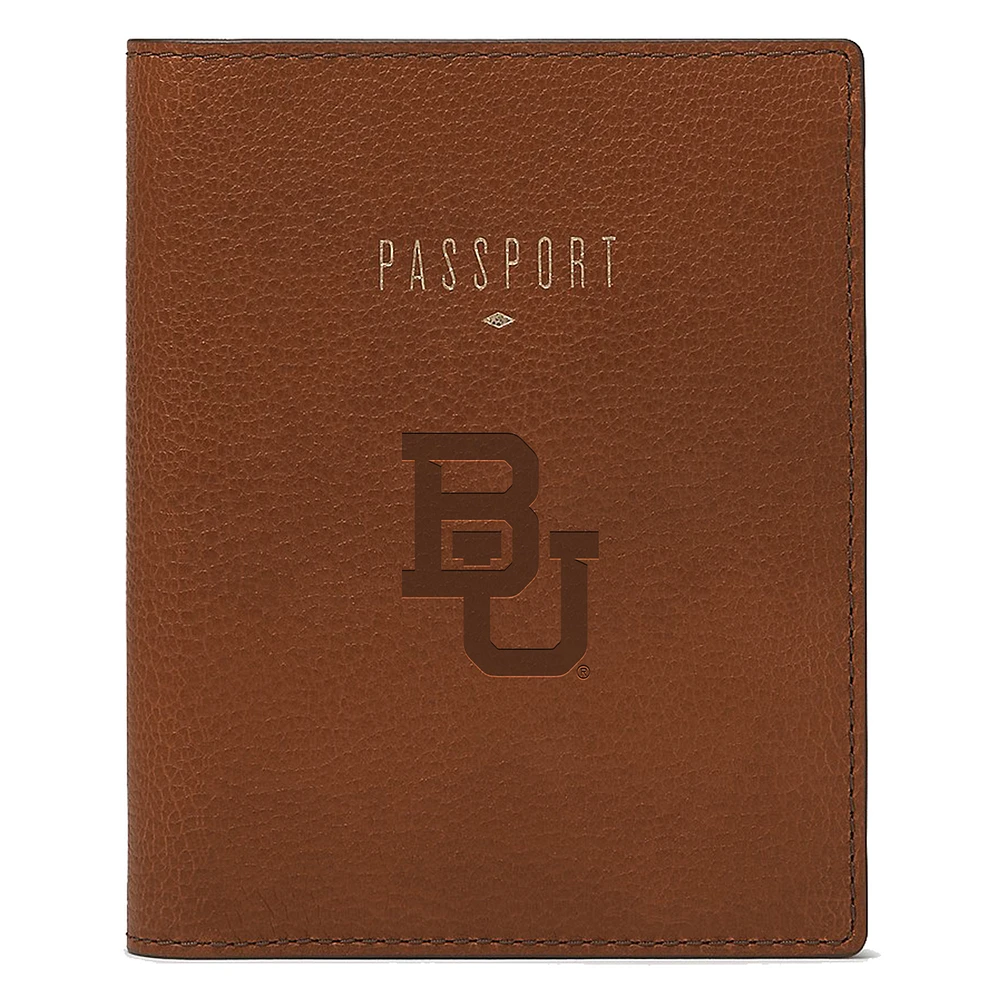 Fossil Brown Baylor Bears Travel RFID Passport Case