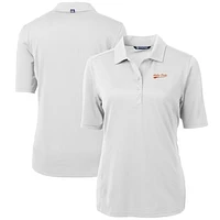 Women's Cutter & Buck  White Idaho State Bengals Virtue Eco Pique Recycled Polo