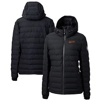 Women's Cutter & Buck Black Idaho State Bengals Ridge Repreve Eco Insulated Full-Zip Puffer Jacket