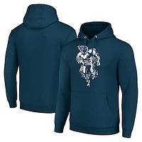 Unisex Starter Navy Tennessee Titans Logo Graphic Pullover Hoodie