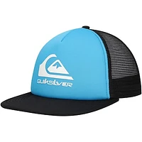 Men's Quiksilver Blue/Black Foamslayer Trucker Snapback Hat