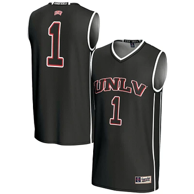Unisex GameDay Greats #1 Black UNLV Rebels Lightweight Basketball Jersey