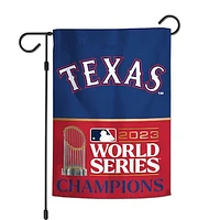 WinCraft Texas Rangers 2023 World Series Champions 12" x 18" Two-Sided Garden Flag