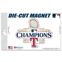 WinCraft Texas Rangers 2023 World Series Champions 3" x 5" Indoor/Outdoor Vinyl Magnet