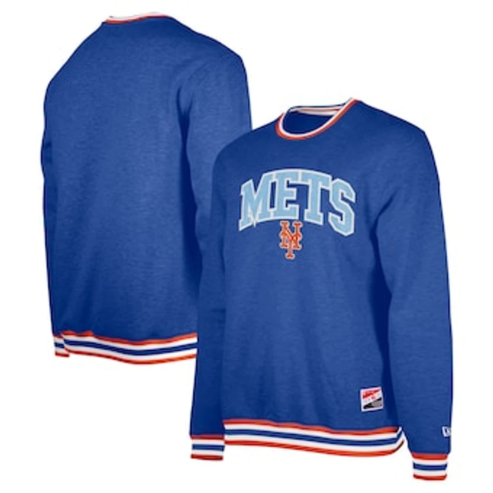 Men's New Era Royal York Mets Father's Day Pullover Sweatshirt