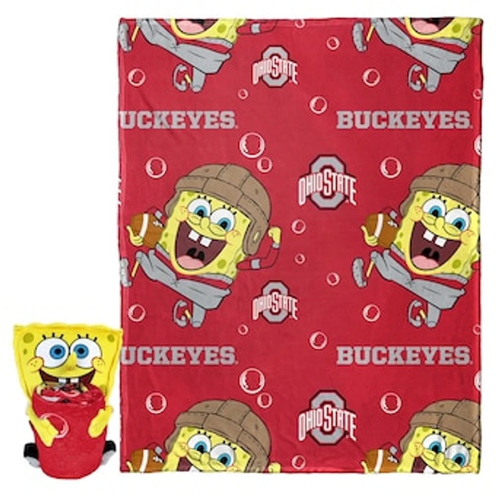 The Northwest Group Ohio State Buckeyes Spongebob Squarepants Hugger Blanket