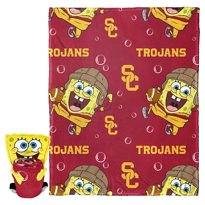 The Northwest Group USC Trojans Spongebob Squarepants Hugger Blanket