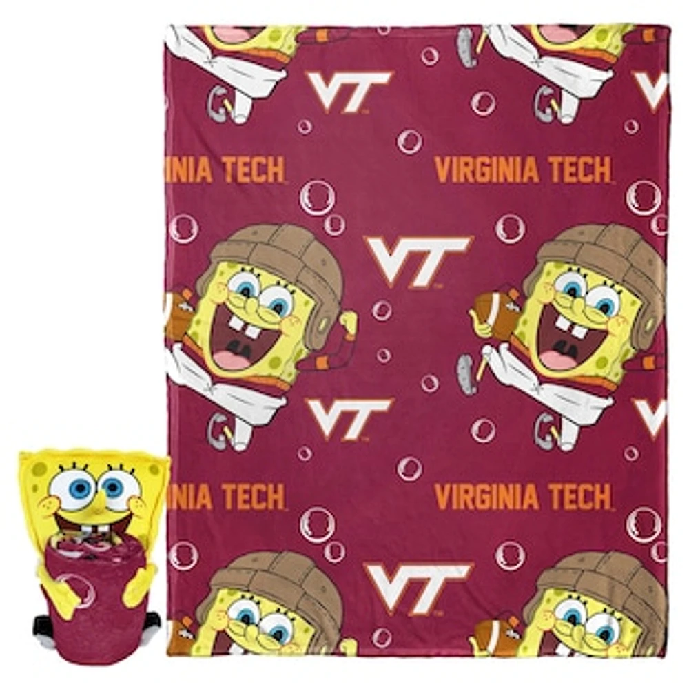 The Northwest Group Virginia Tech Hokies Spongebob Squarepants Hugger Blanket