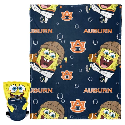 The Northwest Group Auburn Tigers Spongebob Squarepants Hugger Blanket