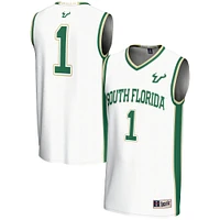 Youth GameDay Greats #1 White South Florida Bulls Lightweight Basketball Jersey