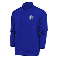 Men's Antigua  Royal Texas Tyler Patriots Generation Quarter-Zip Pullover Top