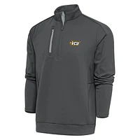 Men's Antigua  Pewter VCU Rams Generation Quarter-Zip Pullover Top