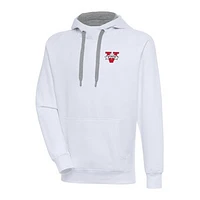 Men's Antigua  White Valdosta State Blazers Victory Pullover Hoodie