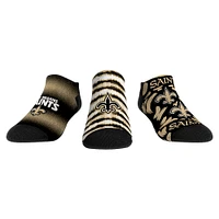 Youth Rock Em Socks New Orleans Saints Make Some Noise Three-Pack Low-Cut Socks Set