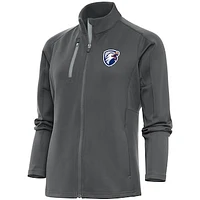 Women's Antigua  Pewter Texas Tyler Patriots Generation Full-Zip Jacket