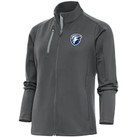 Women's Antigua  Pewter Texas Tyler Patriots Generation Full-Zip Jacket