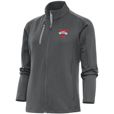 Women's Antigua  Pewter Valdosta State Blazers Generation Full-Zip Jacket