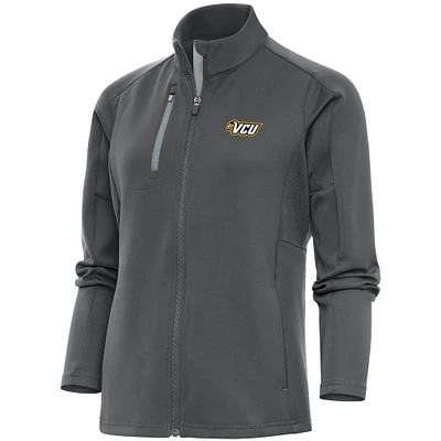 Women's Antigua  Pewter VCU Rams Generation Full-Zip Jacket
