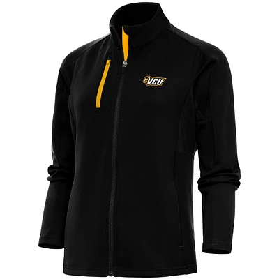 Women's Antigua  Black VCU Rams Generation Full-Zip Jacket