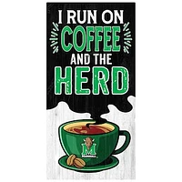 Marshall Thundering Herd 6" x 12" Coffee Wall Art