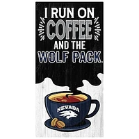 Nevada Wolf Pack 6" x 12" Coffee Wall Art