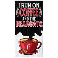 Cincinnati Bearcats 6" x 12" Coffee Wall Art