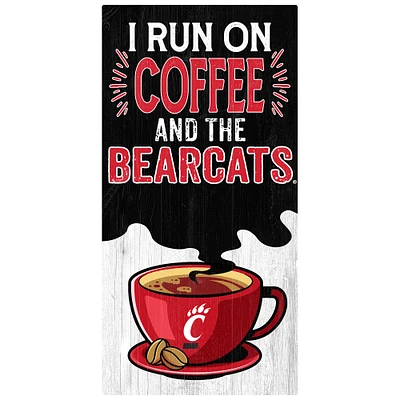 Cincinnati Bearcats 6" x 12" Coffee Wall Art