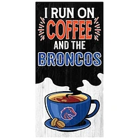 Boise State Broncos 6" x 12" Coffee Wall Art