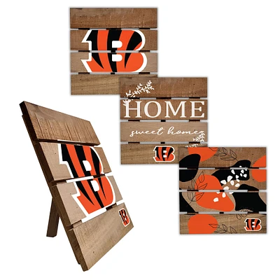 Cincinnati Bengals Four-Piece Hot Plate Set